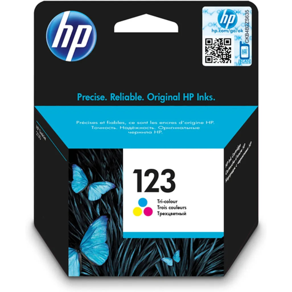 HP 123 Tri-Color Ink Cartridge SKU F6V16AE