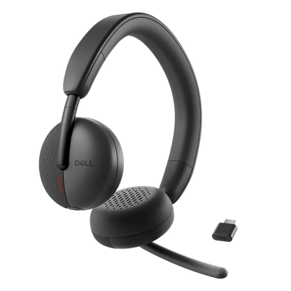 Dell Wireless Headset WL3024 Bluetooth USB-C On-Ear Headset with Noise-Cancelling Mic 520-BBDG