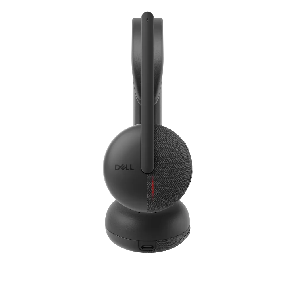 Dell Wireless Headset WL3024 Bluetooth USB-C On-Ear Headset with Noise-Cancelling Mic 520-BBDG