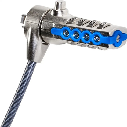 Targus DEFCON T-Lock Resettable Combination Cable Lock 2.1m with Security Base Plate - SKU:PA410E