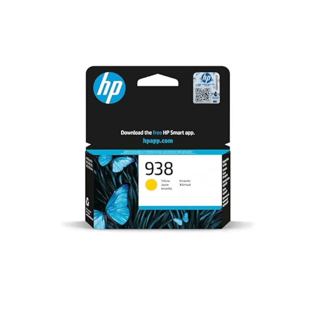 HP 938 Yellow Original Ink Cartridge SKU 4S6X7PE