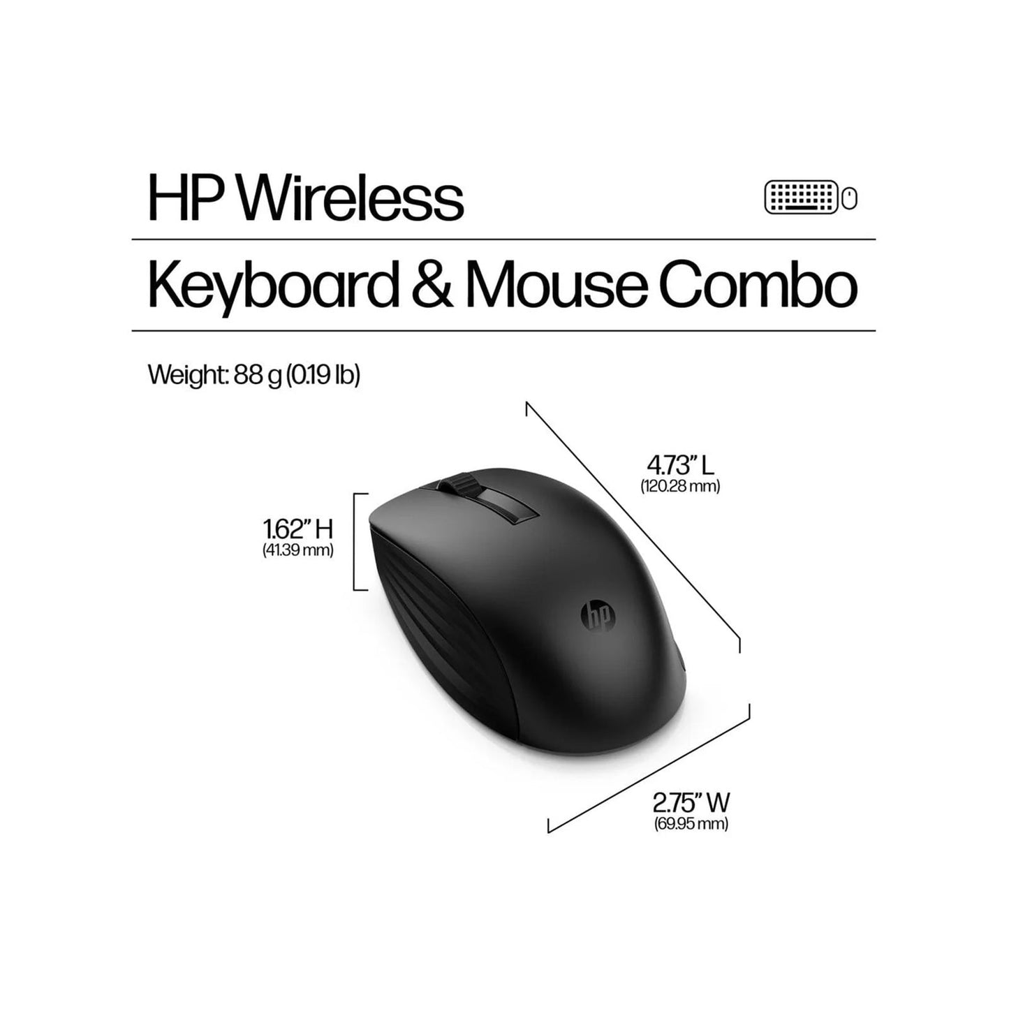 HP 655 Wireless Keyboard & Mouse Combo - 4R009UT