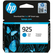 HP 925 Cyan Original Ink Cartridge SKU 4K0V6PE