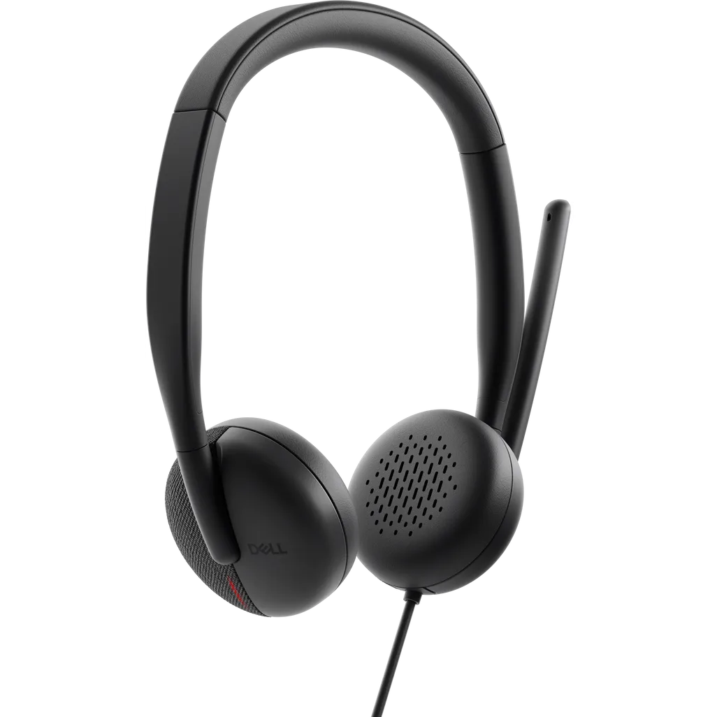 Dell Wired Headset WH3024 USB-C On-Ear Headset with AI Noise-Cancelling Mic 520-BBDH