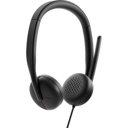 Dell Wired Headset WH3024 USB-C On-Ear Headset with AI Noise-Cancelling Mic 520-BBDH