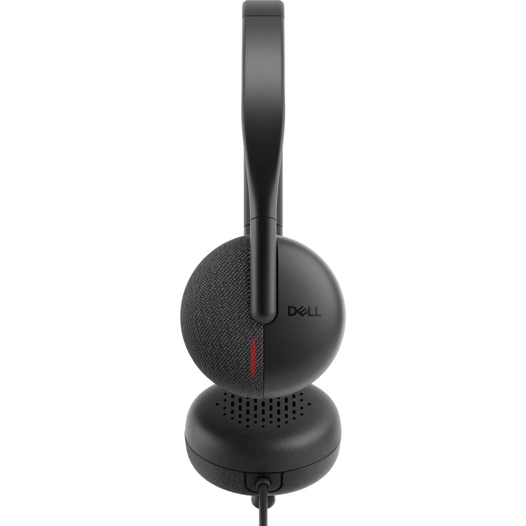 Dell Wired Headset WH3024 USB-C On-Ear Headset with AI Noise-Cancelling Mic 520-BBDH