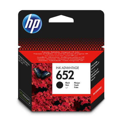 HP 652 Black Ink Cartridge SKU F6V25AE