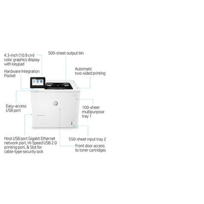 HP LaserJet Enterprise M611dn Mono Printer 7PS84A