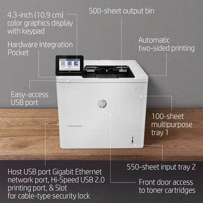 HP LaserJet Enterprise M611dn Mono Printer 7PS84A