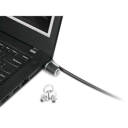 Lenovo NanoSaver Essential Keyed Cable Lock – 1.5m, Black, 2 Keys - SKU:4XE1F30276