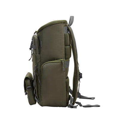 HP 15.6" Modular Laptop Backpack – 4 Compartments, Durable Polyester, Green - 9J4C1AA