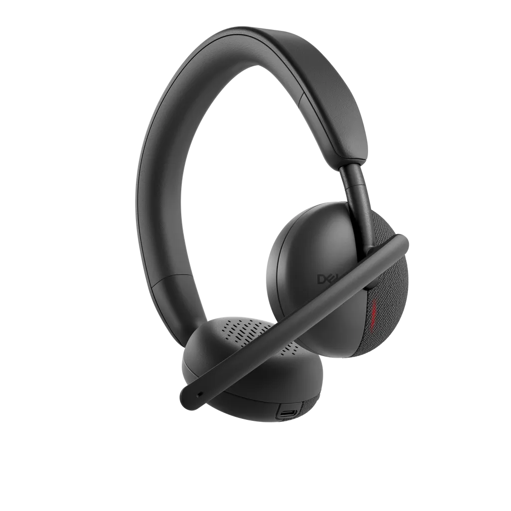 Dell Wireless Headset WL3024 Bluetooth USB-C On-Ear Headset with Noise-Cancelling Mic 520-BBDG