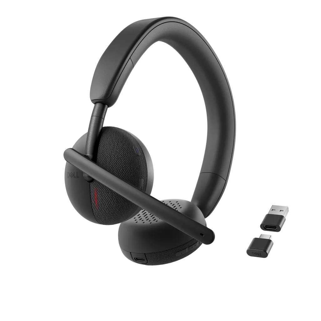 Dell Wireless Headset WL3024 Bluetooth USB-C On-Ear Headset with Noise-Cancelling Mic 520-BBDG