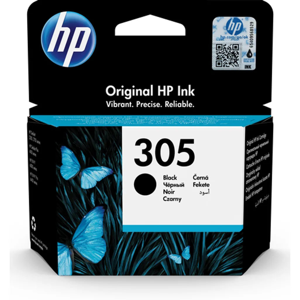 HP 305 Black Original Ink Cartridge SKU 3YM61AE