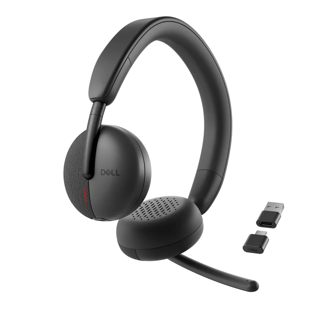 Dell Wireless Headset WL3024 Bluetooth USB-C On-Ear Headset with Noise-Cancelling Mic 520-BBDG