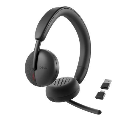 Dell Wireless Headset WL3024 Bluetooth USB-C On-Ear Headset with Noise-Cancelling Mic 520-BBDG