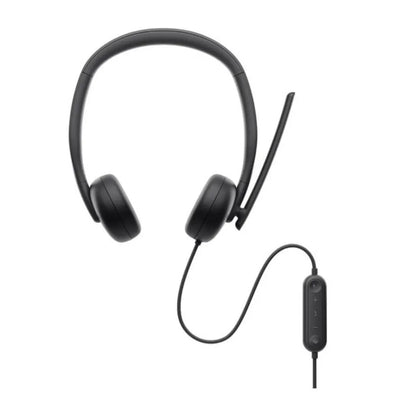 Dell Wired Headset WH3024 USB-C On-Ear Headset with AI Noise-Cancelling Mic 520-BBDH