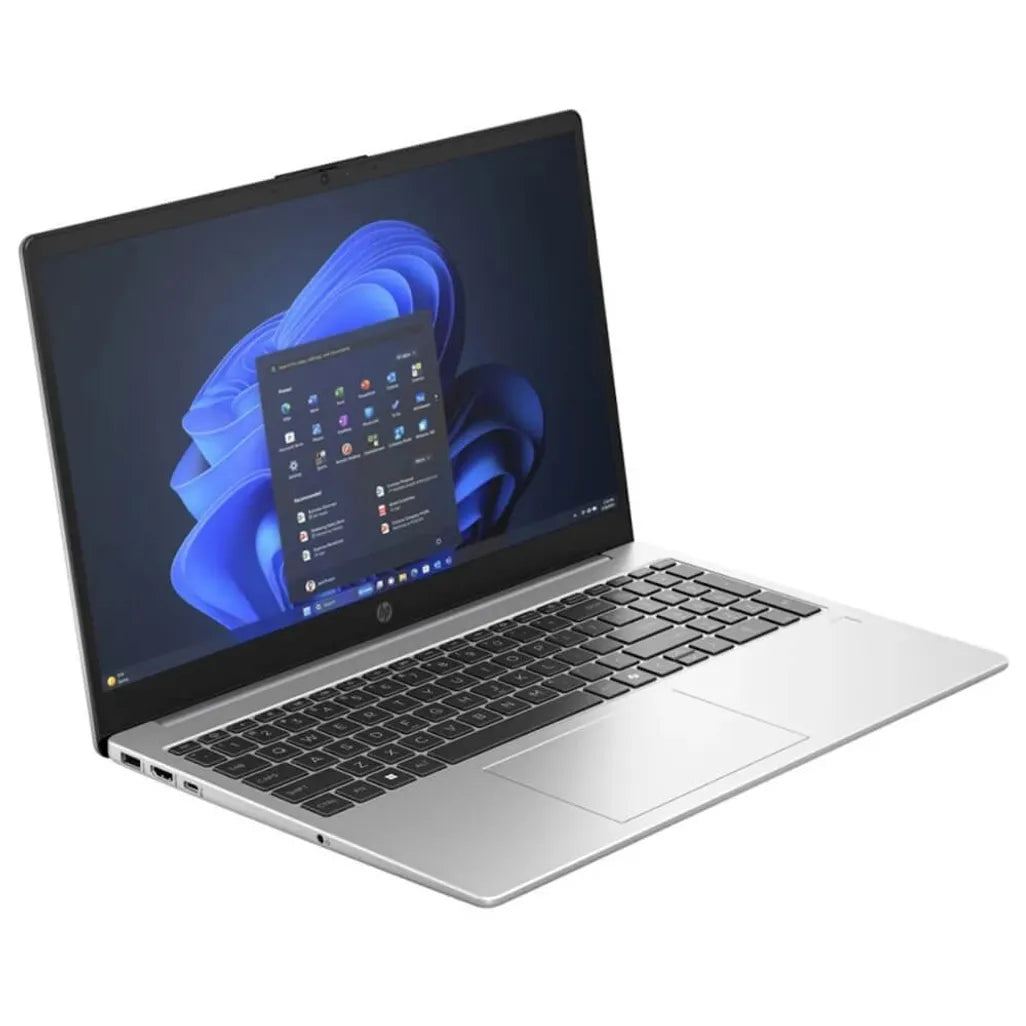 HP 250R G10 15.6" FHD Notebook – Intel Core 3 100U, 8GB DDR4, 512GB SSD, Windows 11 Pro, Silver (SKU: C78E8AT)
