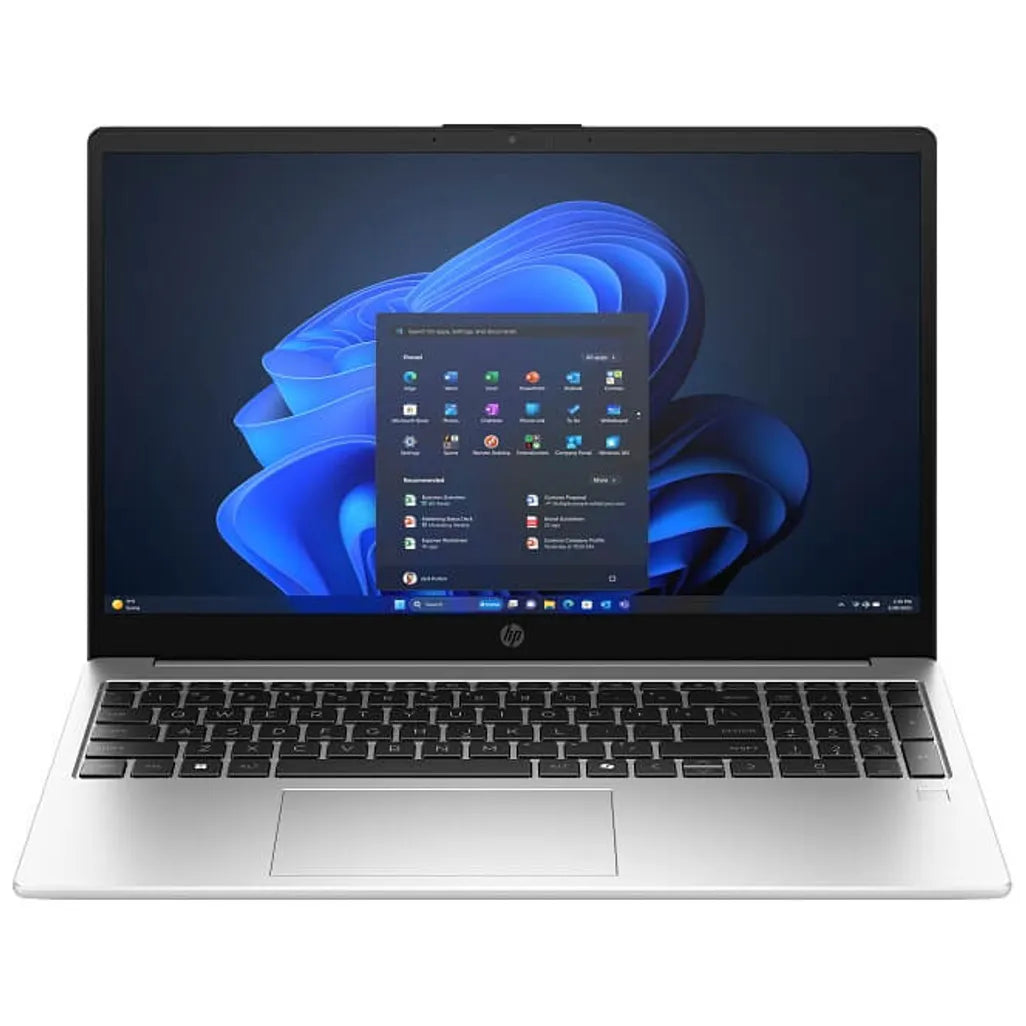 HP 250R G10 15.6" FHD Notebook – Intel Core 3 100U, 8GB DDR4, 512GB SSD, Windows 11 Pro, Silver (SKU: C78E8AT)