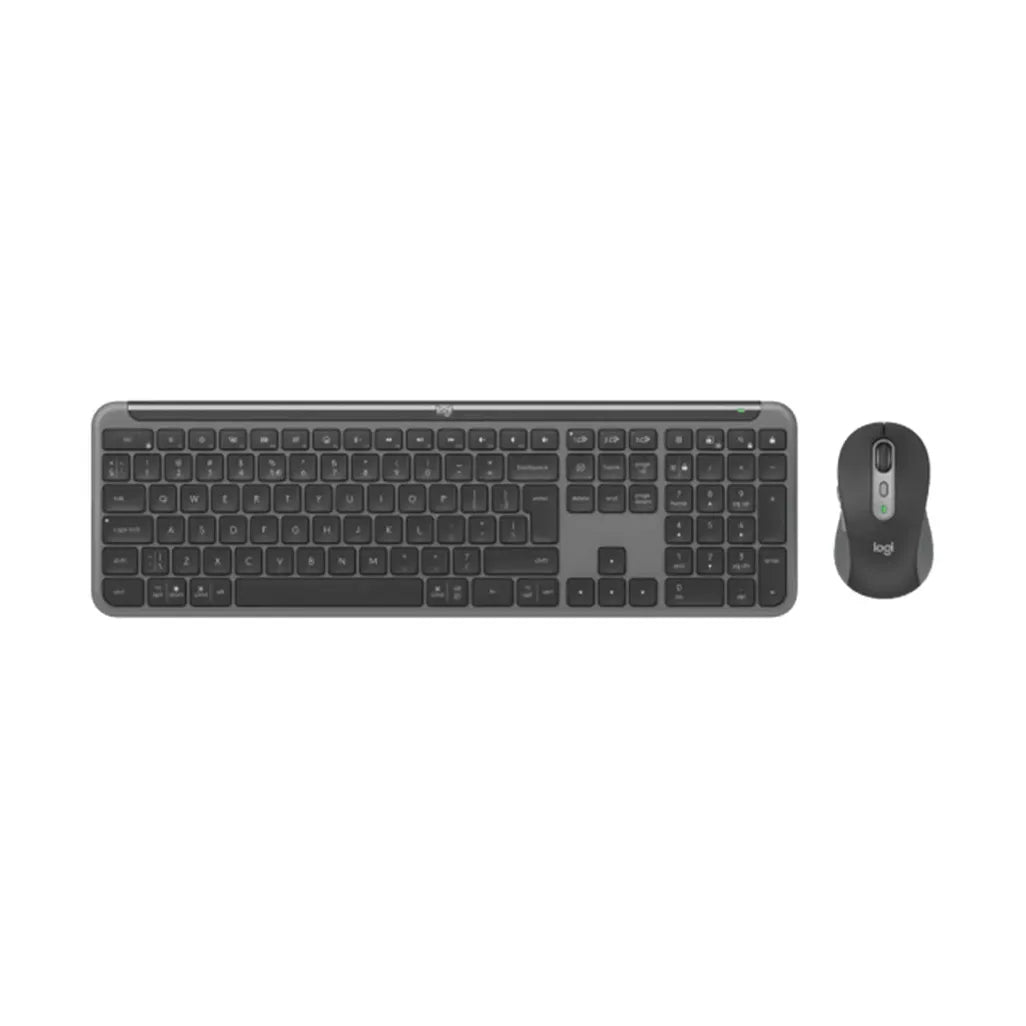 Logitech Signature Slim Combo MK950 Wireless Keyboard & Mouse Graphite - SKU:920-012490