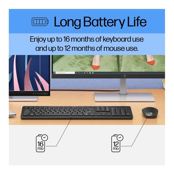 HP 235 Wireless Keyboard and Mouse Combo (1Y4D0UT)