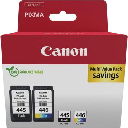 Canon PG-445/CL-446 Original Ink Cartridge Multipack - SKU:8283B008AA